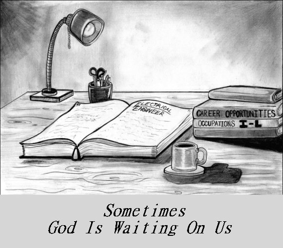 To demonstrate that God expects us make choices; not wait on Him to make them for us